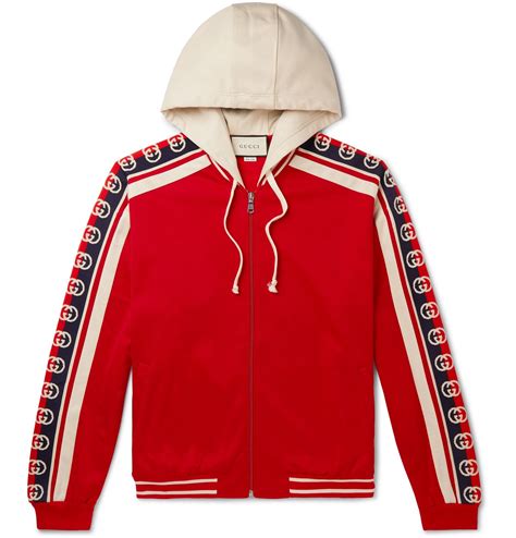 mens gucci zip hoodie|gucci official website.